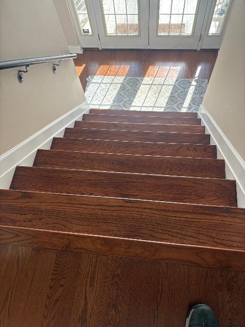 Escalera de madera